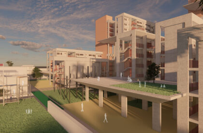 Sekali+Semua: Translating Kampung Life into Vertical Social Housing | Masters Design Project