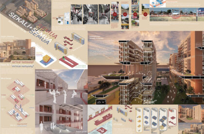 Sekali+Semua: Translating Kampung Life into Vertical Social Housing | Masters Design Project