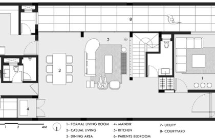 House between Walls | Studio UF+O