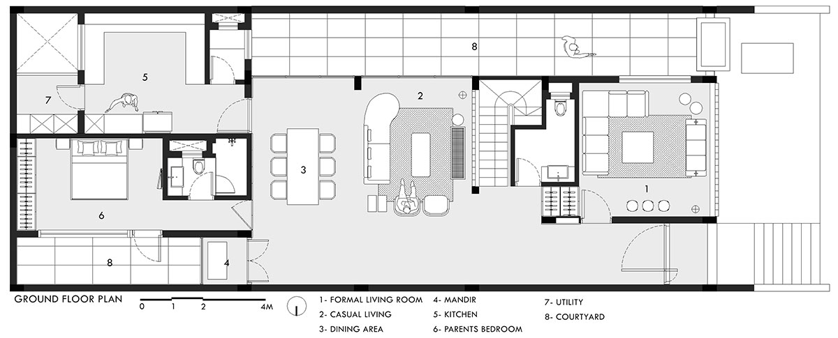 House between Walls | Studio UF+O