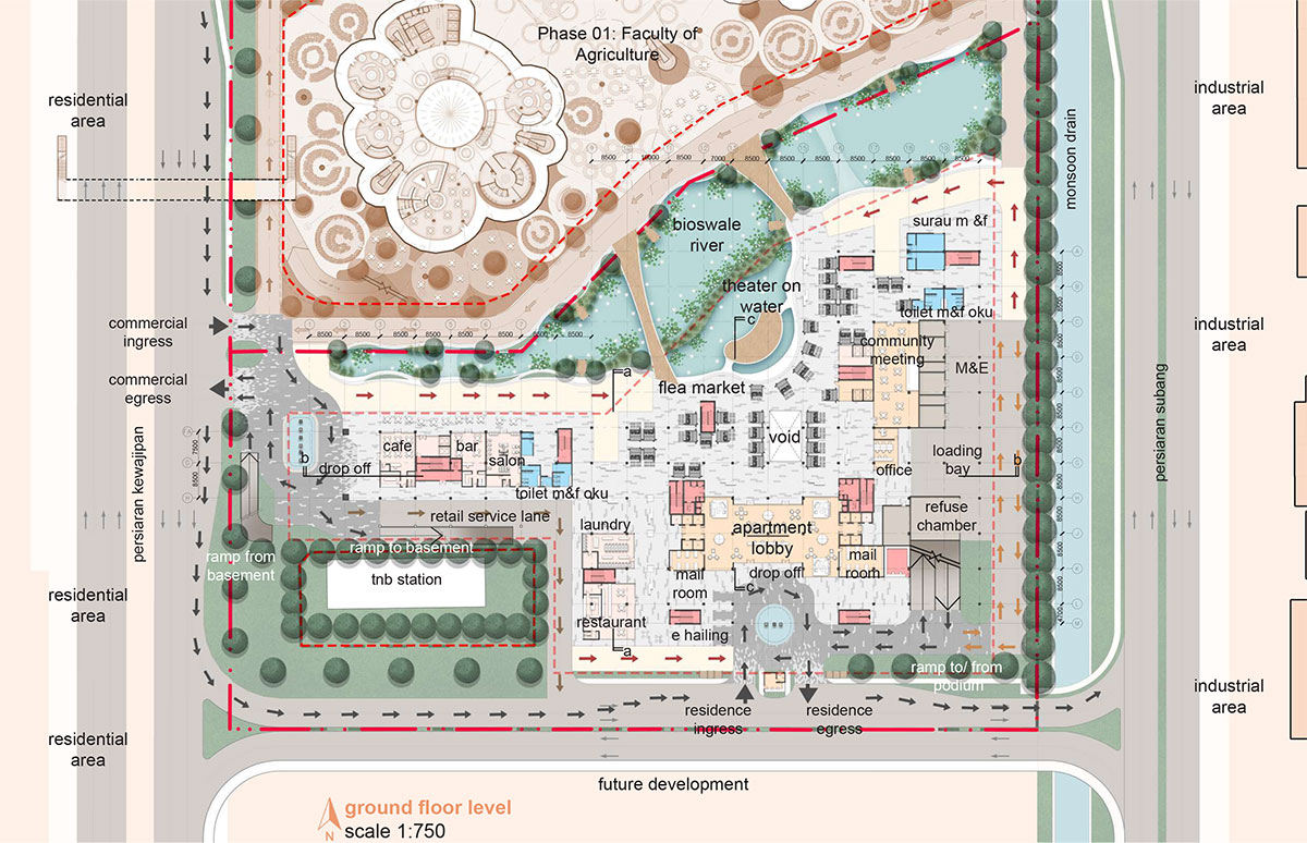 Jenga Tower: Reimagining Student Housing Through Intergenerational Living | Masters Design Project