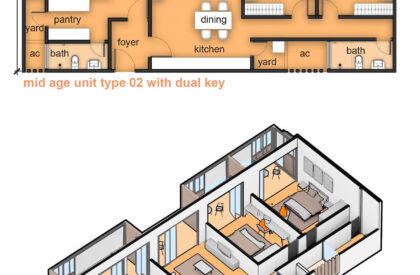 Jenga Tower: Reimagining Student Housing Through Intergenerational Living | Masters Design Project