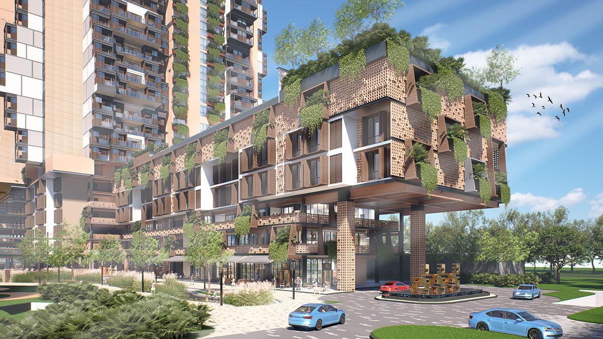 Jenga Tower: Reimagining Student Housing Through Intergenerational Living | Masters Design Project