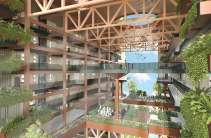 Jenga Tower: Reimagining Student Housing Through Intergenerational Living | Masters Design Project