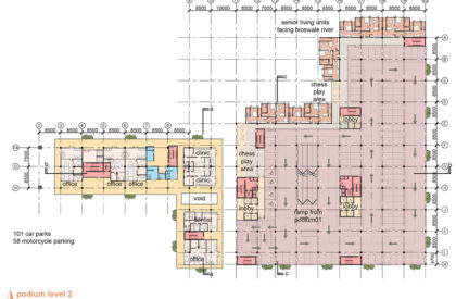 Jenga Tower: Reimagining Student Housing Through Intergenerational Living | Masters Design Project