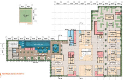 Jenga Tower: Reimagining Student Housing Through Intergenerational Living | Masters Design Project