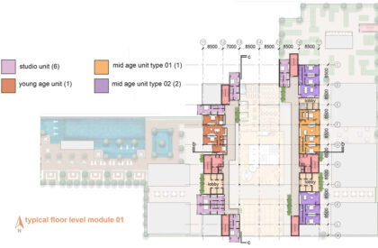 Jenga Tower: Reimagining Student Housing Through Intergenerational Living | Masters Design Project