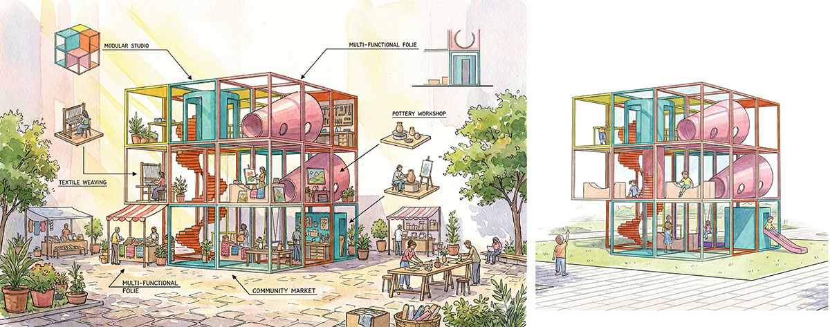 Factory[n]Certainty: Redefining Industrial Architecture Through Work, Life, and Community | Bachelors Design Thesis