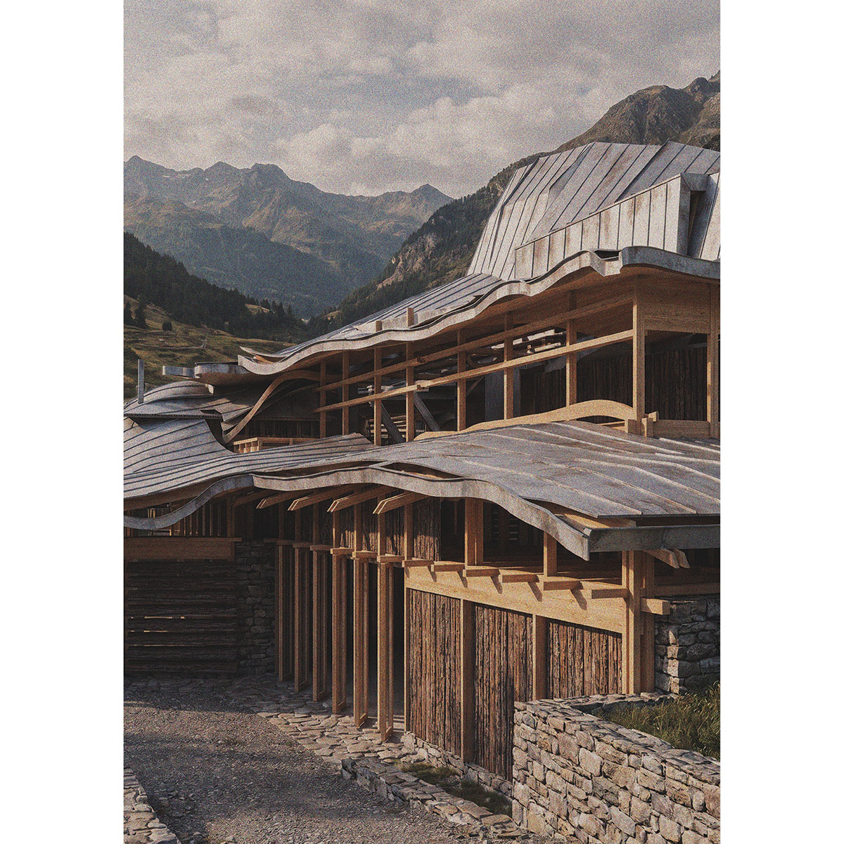Skinning the Landscape: The Beauty of the Imprint – Reimagining Tannery Architecture Through Craft, Memory, and Landscape | Bachelors Design Project