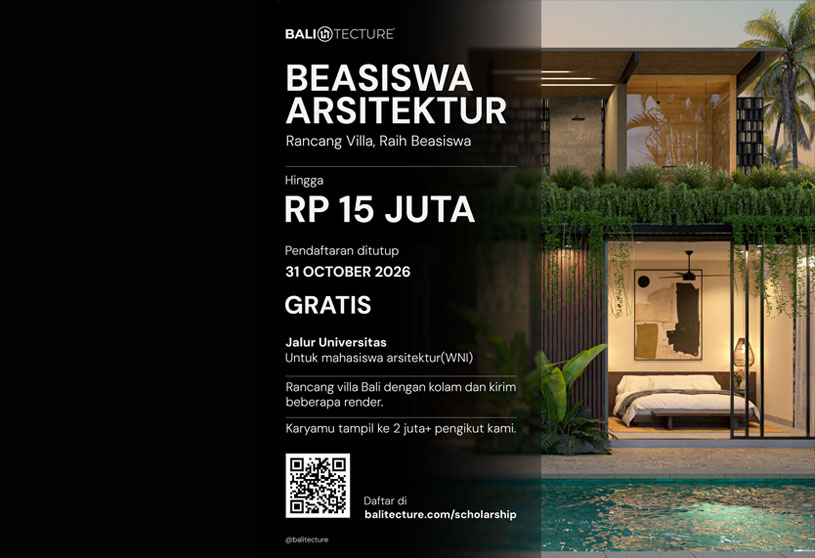 Sayembara Desain Arsitektur & Beasiswa Balitecture 2026 | Design Competition